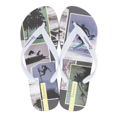 Ipanema Summer V Ad, Tongs pour homme, Gris foncé/blanc/jaune, 39 EU - Publicité Ipanema Summer V Ad, Tongs pour homme, Gris foncé/blanc/jaune, 39 EU - Publicité