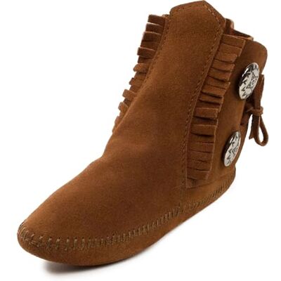 Minnetonka Bottes semelle souple deux boutons pour homme, marron (marron), 43 EU - Publicité Minnetonka Bottes semelle souple deux boutons pour homme, marron (marron), 43 EU - Publicité
