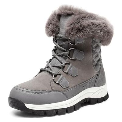 DREAM PAIRS Bottes de Neige pour Femmes Chaudes Bottes de Hiver Confortable avec Tige Imperméable,Size 36,Gris-Foncé,SDSB2305W-E - Publicité DREAM PAIRS Bottes de Neige pour Femmes Chaudes Bottes de Hiver Confortable avec Tige Imperméable,Size 36,Gris-Foncé,SDSB2305W-E - Publicité
