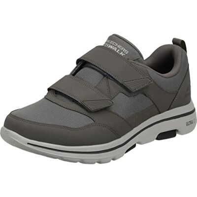 Skechers Go Walk 5 Wistful Chaussures de Tennis pour Homme, Kaki, 44 EU - Publicité Skechers Go Walk 5 Wistful Chaussures de Tennis pour Homme, Kaki, 44 EU - Publicité