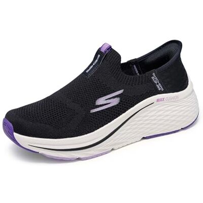 Skechers Max Cushioning Elite 2.0 Eternal Baskets Hands Free Slip-ins® (à Enfiler sans Les Mains) pour Femme, Noir/Violet, 39 EU - Publicité Skechers Max Cushioning Elite 2.0 Eternal Baskets Hands Free Slip-ins® (à Enfiler sans Les Mains) pour Femme, Noir/Violet, 39 EU - Publicité