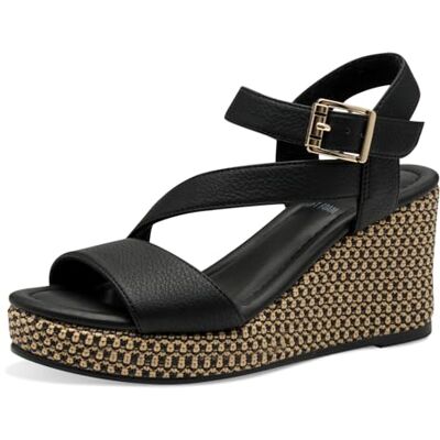 s.Oliver Femme Damen Sandale cale, Noir, 39 EU - Publicité s.Oliver Femme Damen Sandale cale, Noir, 39 EU - Publicité