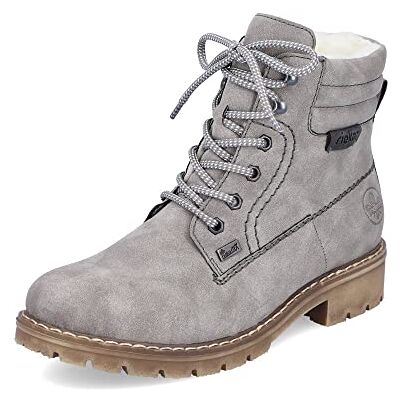 Rieker Femme Bottines Y9125, Dame Bottines à Lacets,Hydrofuge,riekerTEX,Bottes,Chukka Boot,Bottes Courtes,Bottes à Lacets,Gris (Grau / 40),39 EU / 6 UK - Publicité Rieker Femme Bottines Y9125, Dame Bottines à Lacets,Hydrofuge,riekerTEX,Bottes,Chukka Boot,Bottes Courtes,Bottes à Lacets,Gris (Grau / 40),39 EU / 6 UK - Publicité