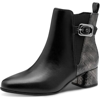 Marco Tozzi Chelsea Bottines tendance pour femme Noir Comb Taille 37 EU, Noir/comb, 37 EU - Publicité Marco Tozzi Chelsea Bottines tendance pour femme Noir Comb Taille 37 EU, Noir/comb, 37 EU - Publicité