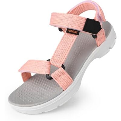 riemot Femmes Sandales d'été pour l'extérieur Sandales athlétiques ajustables Chaussures de marche Trekking Beach Sandales de sport - Publicité riemot Femmes Sandales d'été pour l'extérieur Sandales athlétiques ajustables Chaussures de marche Trekking Beach Sandales de sport - Publicité