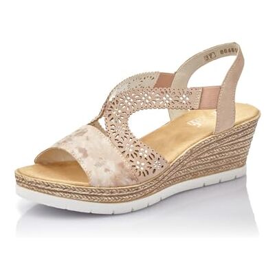 Rieker Femme Sandales 61916, Dame Sandales à Plateforme,Sandale à Plateforme,Chaussure d'été,Confortable,Semelle épaisse,Rose (Rosa / 31),38 EU / 5 UK - Publicité Rieker Femme Sandales 61916, Dame Sandales à Plateforme,Sandale à Plateforme,Chaussure d'été,Confortable,Semelle épaisse,Rose (Rosa / 31),38 EU / 5 UK - Publicité