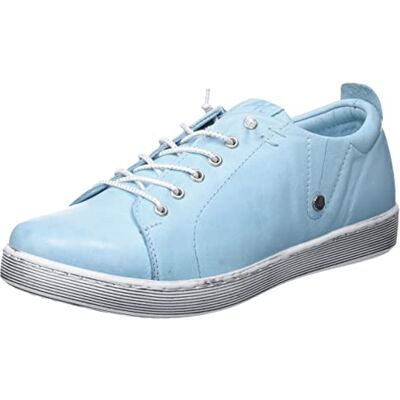 Andrea Conti Bottes pour Femme Basket, Bleu Glacier, 35 EU - Publicité Andrea Conti Bottes pour Femme Basket, Bleu Glacier, 35 EU - Publicité
