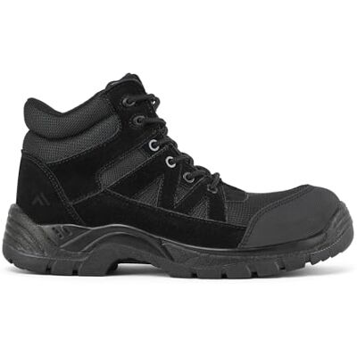 Portwest FC20 Bottines en daim composite S1PL TPU sans métal, légères, résistantes à l'huile et au carburant, antidérapantes, double densité, Noir, 44 EU - Publicité Portwest FC20 Bottines en daim composite S1PL TPU sans métal, légères, résistantes à l'huile et au carburant, antidérapantes, double densité, Noir, 44 EU - Publicité