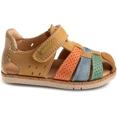 Pablosky Quizz Sandale, Marron, 20 EU Large - Publicité Pablosky Quizz Sandale, Marron, 20 EU Large - Publicité