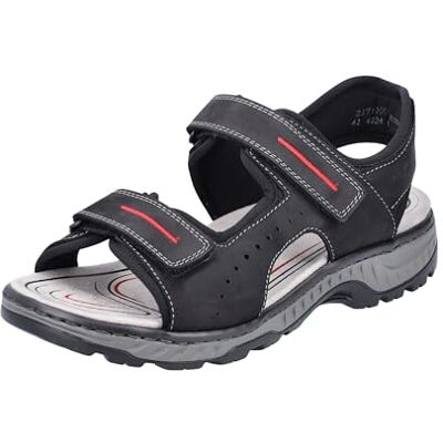Rieker Homme 21760 Sandale, Noir, 40 EU - Publicité Rieker Homme 21760 Sandale, Noir, 40 EU - Publicité