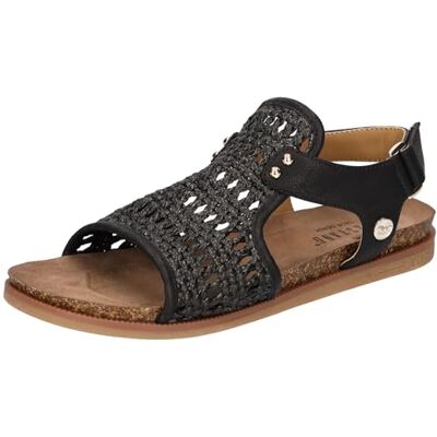 MUSTANG Sandales pour femme 1518-805, Noir, 41 EU - Publicité MUSTANG Sandales pour femme 1518-805, Noir, 41 EU - Publicité