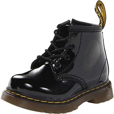 Dr. Martens Delaney, Boots mixte enfant Noir (Black Patent Lamper) 36 EU ( 3 UK ) - Publicité Dr. Martens Delaney, Boots mixte enfant Noir (Black Patent Lamper) 36 EU ( 3 UK ) - Publicité