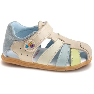 Pablosky ZIG Sandales, beige, 21 EU Ancho - Publicité Pablosky ZIG Sandales, beige, 21 EU Ancho - Publicité