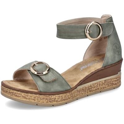 Rieker Damen Klassische Sandalen 63780, Frauen Sandalen,Sommerschuhe,Freizeitschuhe,offene Schuhe,Strandschuhe,grün (52),37 EU / 4 UK - Publicité Rieker Damen Klassische Sandalen 63780, Frauen Sandalen,Sommerschuhe,Freizeitschuhe,offene Schuhe,Strandschuhe,grün (52),37 EU / 4 UK - Publicité