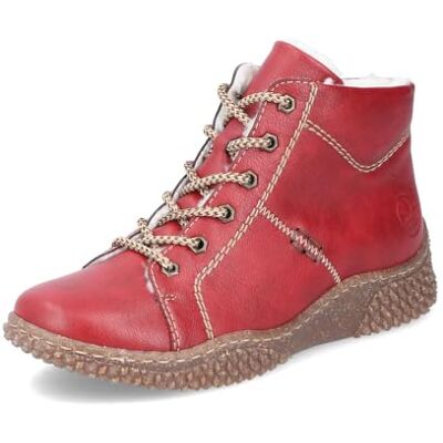 Rieker Bottes & Bottines Femme Y8412, Pointure:39 EU, La Couleur:Rouge - Publicité Rieker Bottes & Bottines Femme Y8412, Pointure:39 EU, La Couleur:Rouge - Publicité