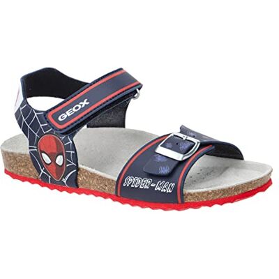 Geox Garçon J Ghita Boy Sandal, Bleu Marine Rouge, 34 EU - Publicité Geox Garçon J Ghita Boy Sandal, Bleu Marine Rouge, 34 EU - Publicité