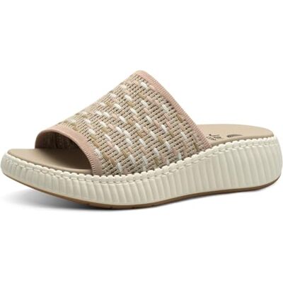 Jana Coshy Mules Femme à Semelle épaisse Confortables, Beige Comb, 37 EU - Publicité Jana Coshy Mules Femme à Semelle épaisse Confortables, Beige Comb, 37 EU - Publicité