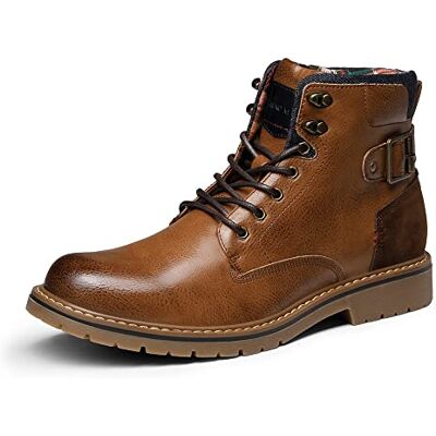 Bruno Marc Bottes de Moto Classiques pour Hommes avec Fermeture à Lacets et Fermeture Éclair Latérale Botte Confortable pour Travail,Size 40,Brun,SBBO2215M-E - Publicité Bruno Marc Bottes de Moto Classiques pour Hommes avec Fermeture à Lacets et Fermeture Éclair Latérale Botte Confortable pour Travail,Size 40,Brun,SBBO2215M-E - Publicité