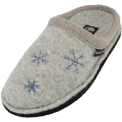 HAFLINGER Chaussons unisexes en tissu Walkstoff, Gris pierre, 45 EU - Publicité HAFLINGER Chaussons unisexes en tissu Walkstoff, Gris pierre, 45 EU - Publicité