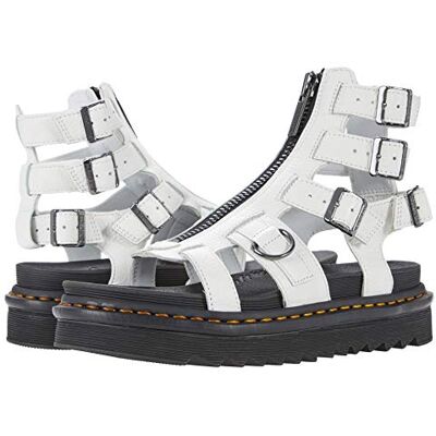 Dr. Martens, Sandales Femme, White Milled Nappa, 40 EU - Publicité Dr. Martens, Sandales Femme, White Milled Nappa, 40 EU - Publicité