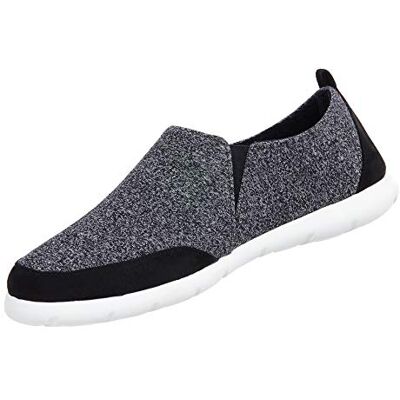 Isotoner Zenz Activate Heather Pantoufles en Tricot pour Homme Chausson, Noir, 44.5 EU - Publicité Isotoner Zenz Activate Heather Pantoufles en Tricot pour Homme Chausson, Noir, 44.5 EU - Publicité