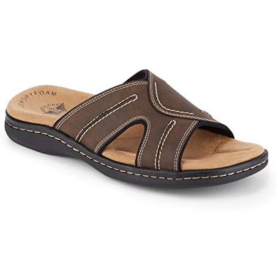 Dockers Homme Slide Sandale Glissante, Marron foncé, 44.5 EU Large - Publicité Dockers Homme Slide Sandale Glissante, Marron foncé, 44.5 EU Large - Publicité
