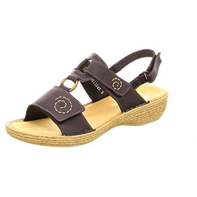 Rieker Femme 65863 Sandales Bout Ouvert, Noir (Schwarz), 38 EU - Publicité Rieker Femme 65863 Sandales Bout Ouvert, Noir (Schwarz), 38 EU - Publicité