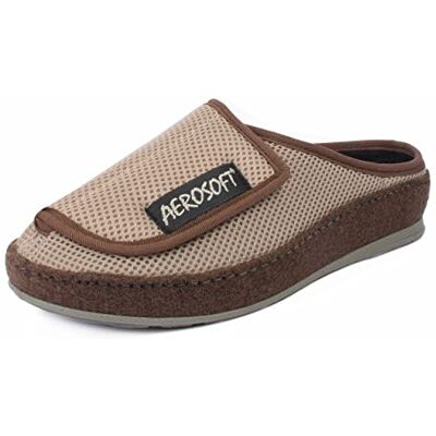 Aerosoft mules Chausson Femmes Hommes respirantes antidérapantes (Beige, Numeric_39) - Publicité Aerosoft mules Chausson Femmes Hommes respirantes antidérapantes (Beige, Numeric_39) - Publicité