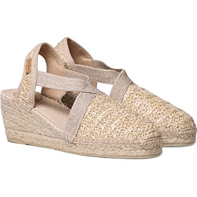 TONI PONS Espadrille Raphia Femme Terra Naturel, 44 EU - Publicité TONI PONS Espadrille Raphia Femme Terra Naturel, 44 EU - Publicité