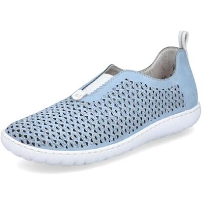 Rieker Chaussures à Enfiler pour Femme 52866, Bleu 10., 36 EU - Publicité Rieker Chaussures à Enfiler pour Femme 52866, Bleu 10., 36 EU - Publicité