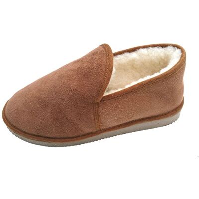 Cachalo 45 Pantoufles charentaises pour homme Peau de mouton Couleur camel - Publicité Cachalo 45 Pantoufles charentaises pour homme Peau de mouton Couleur camel - Publicité