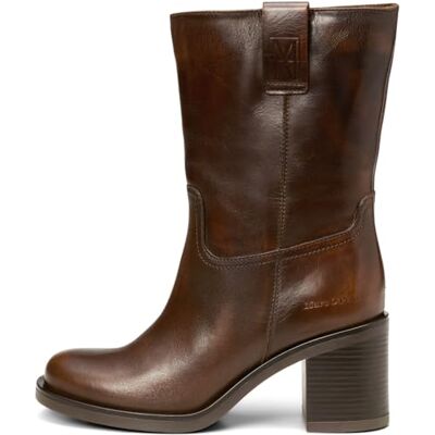 Marc O'Polo Marc OߴPolo femmes bottines en cuir avec talon plus haut - Publicité Marc O'Polo Marc OߴPolo femmes bottines en cuir avec talon plus haut - Publicité