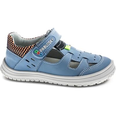 Pablosky Sonic Sandale, Bleu, 28 EU Large - Publicité Pablosky Sonic Sandale, Bleu, 28 EU Large - Publicité