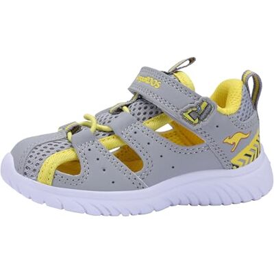 KangaROOS Ki-Rock Lite Ev, Sandales plates unisexes pour enfants, Ultimate Grey Digger, 22 EU - Publicité KangaROOS Ki-Rock Lite Ev, Sandales plates unisexes pour enfants, Ultimate Grey Digger, 22 EU - Publicité