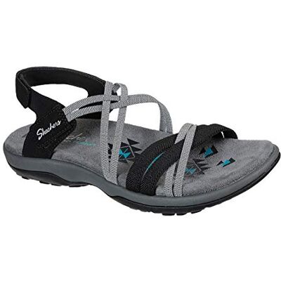 Skechers Femme Reggae Slim-Takes Two Sandals, Black, 36 EU - Publicité Skechers Femme Reggae Slim-Takes Two Sandals, Black, 36 EU - Publicité