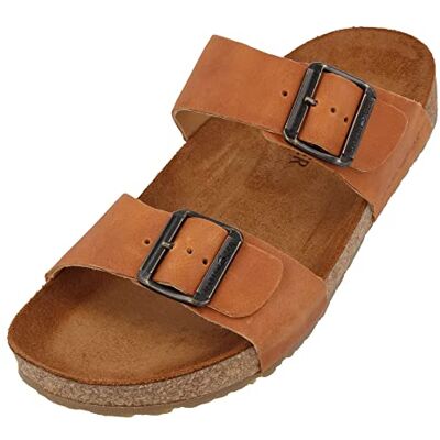 HAFLINGER Bio Andrea Sandales Sabots en Cuir, 38 EU - Publicité HAFLINGER Bio Andrea Sandales Sabots en Cuir, 38 EU - Publicité
