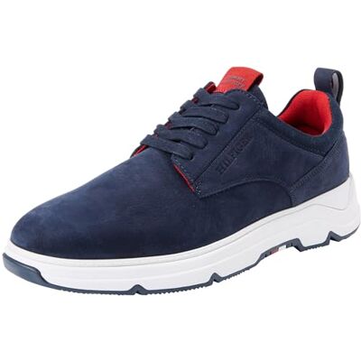 Tommy Hilfiger Men Hilfiger Nubuck Mix Hybrid Shoe, Desert Sky, 40 EU - Publicité Tommy Hilfiger Men Hilfiger Nubuck Mix Hybrid Shoe, Desert Sky, 40 EU - Publicité