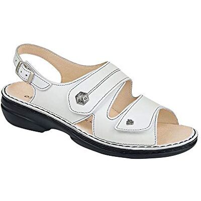 Finn Comfort Femme Milos Bride de Cheville, Blanc, 37 EU - Publicité Finn Comfort Femme Milos Bride de Cheville, Blanc, 37 EU - Publicité