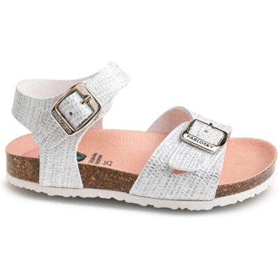 Pablosky Bio Sandale, Blanc, 30 EU Large - Publicité Pablosky Bio Sandale, Blanc, 30 EU Large - Publicité