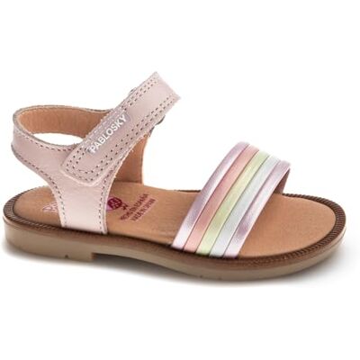 Pablosky Bébé Fille Mary Sandale, Rose, 22 EU - Publicité Pablosky Bébé Fille Mary Sandale, Rose, 22 EU - Publicité