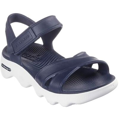 Skechers Femme Foamies Massage Fit-Heartfelt Chaussure d'eau, Bleu Marine et Blanc, 38 EU - Publicité Skechers Femme Foamies Massage Fit-Heartfelt Chaussure d'eau, Bleu Marine et Blanc, 38 EU - Publicité