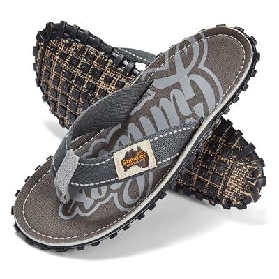 Gumbies Islander Tongs unisexes avec tige en coton ultra doux et semelle en caoutchouc recyclé durable Confort garanti, gris, 44 EU - Publicité Gumbies Islander Tongs unisexes avec tige en coton ultra doux et semelle en caoutchouc recyclé durable Confort garanti, gris, 44 EU - Publicité