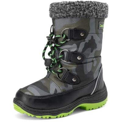 DREAM PAIRS Kids Bottes de Neige pour Enfants Imperméables et Antidérapantes Bottes de Hiver Chaude pour Garçons Filles,Size 37.5,Camo/Vert,SDSB2228K - Publicité DREAM PAIRS Kids Bottes de Neige pour Enfants Imperméables et Antidérapantes Bottes de Hiver Chaude pour Garçons Filles,Size 37.5,Camo/Vert,SDSB2228K - Publicité