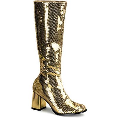 Pleaser Femme Spectacul-300 m² Bottes, Paillettes dorées, 46 EU - Publicité Pleaser Femme Spectacul-300 m² Bottes, Paillettes dorées, 46 EU - Publicité
