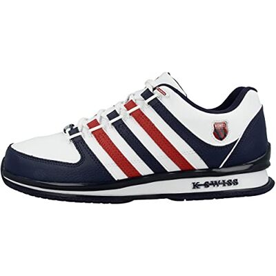 K-Swiss Baskets Rinzler pour Homme, Corporate Blanc., 46 EU - Publicité K-Swiss Baskets Rinzler pour Homme, Corporate Blanc., 46 EU - Publicité