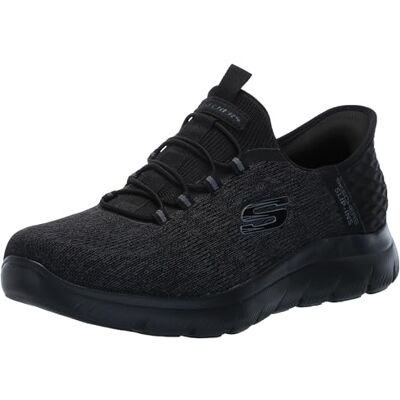 Skechers Summits Key Pace Chaussures à Enfiler, pour Homme, Noir/Noir, 9.5 Wide - Publicité Skechers Summits Key Pace Chaussures à Enfiler, pour Homme, Noir/Noir, 9.5 Wide - Publicité