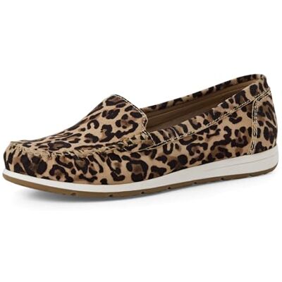MARCO TOZZI Mocassin Femme Semelle Feel Me Souple Cuir Moderne, Beige (Leo Beige), 38 EU - Publicité MARCO TOZZI Mocassin Femme Semelle Feel Me Souple Cuir Moderne, Beige (Leo Beige), 38 EU - Publicité