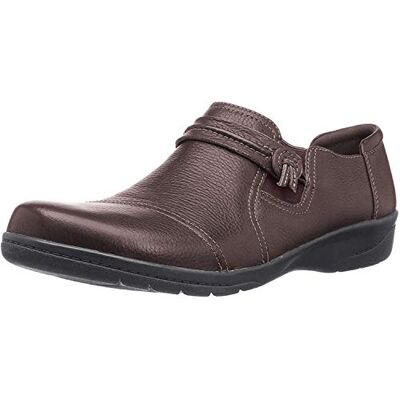 Clarks Femme Cheyn Madi Mocassin, Cuir Marron foncé, 40 EU Large - Publicité Clarks Femme Cheyn Madi Mocassin, Cuir Marron foncé, 40 EU Large - Publicité