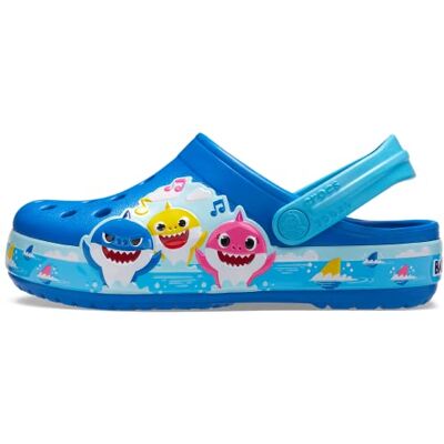 Unisexe Enfant Crocs FL Baby Shark Band Clog T Sabots, Bright Cobalt, 20/21 EU - Publicité Unisexe Enfant Crocs FL Baby Shark Band Clog T Sabots, Bright Cobalt, 20/21 EU - Publicité