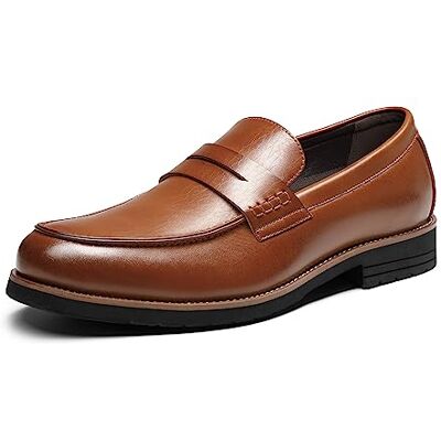Bruno Marc Mocassins Hommes Cuir Chaussures Habillés à Enfiler Slip-ins,Size 47,Brun,SBLS2339M - Publicité Bruno Marc Mocassins Hommes Cuir Chaussures Habillés à Enfiler Slip-ins,Size 47,Brun,SBLS2339M - Publicité